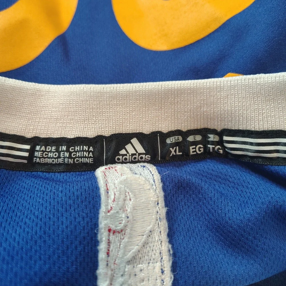 Adidas Golden State Warriors Stephen Curry 30 Jersey Kids XL 18/20 Blue NBA